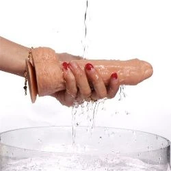 vibrador y rotador realista parkar 13.5 cm shequ - detalle 2
