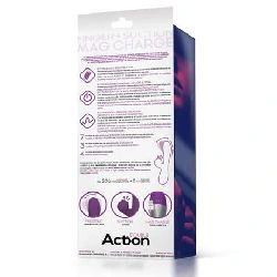vibrador y succionador oscilantefinger usb magnetico silicona purpura - detalle 3