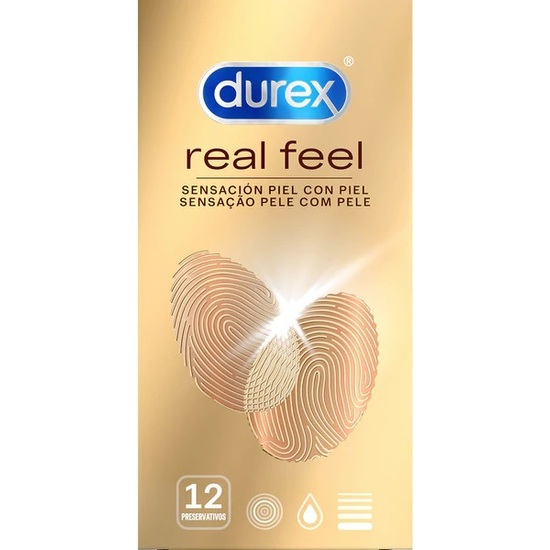 durex sensitivo real feel 12unids