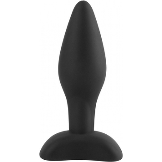 plug anal de silicona negro