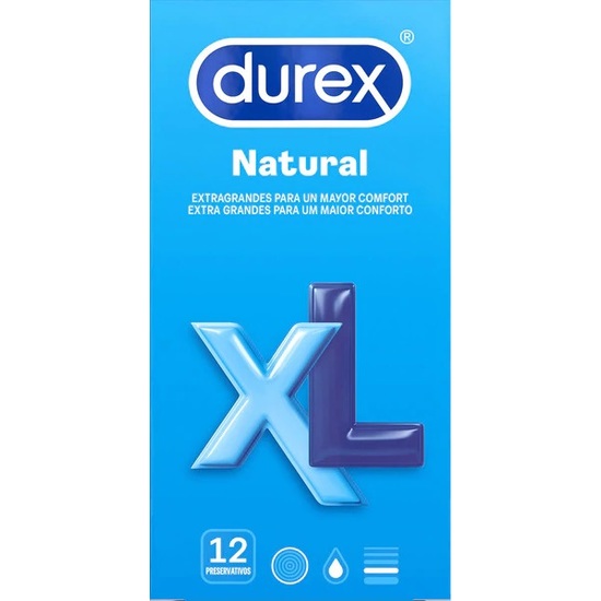 preservativos durex natural xl12 uds