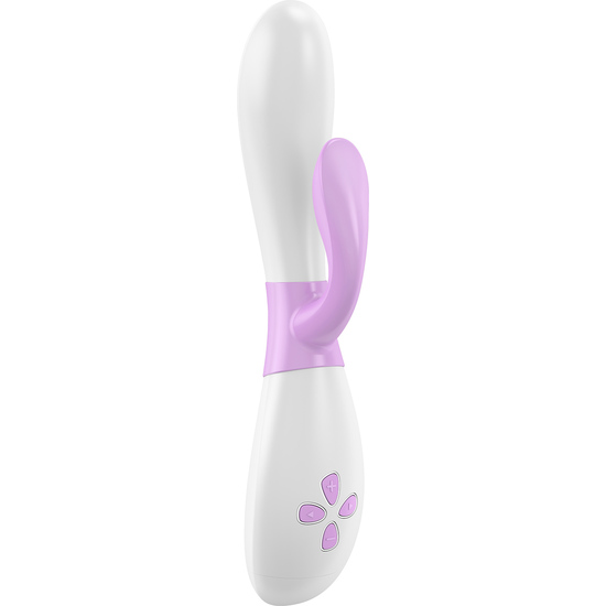 Vibrador conejito blanco rosa