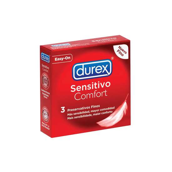 durex sensitivo comfort 3 uds