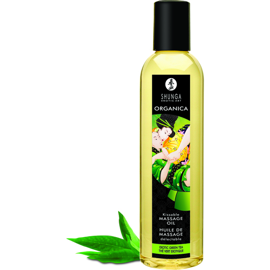 aceite de masaje erotico te verde exotico shunga 
