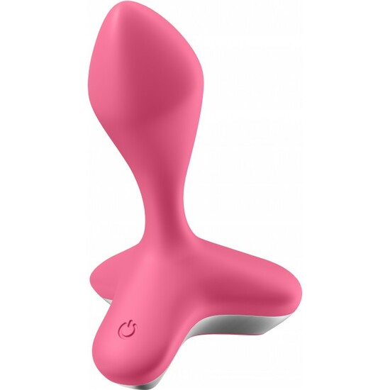 plug anal vibrador rosa game changer satisfyer