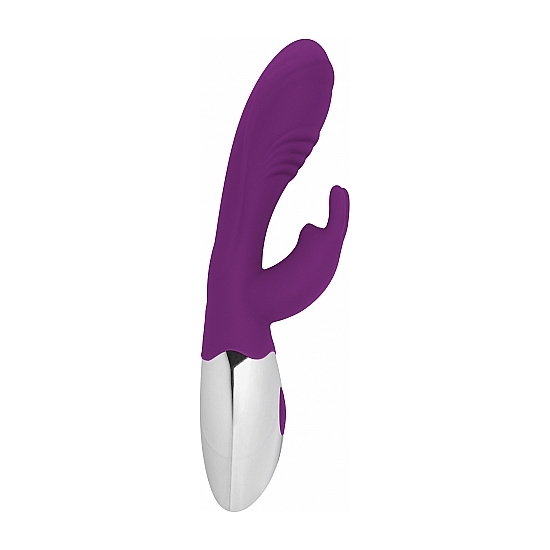 vibrador clitoris con conejito rampante morado searle