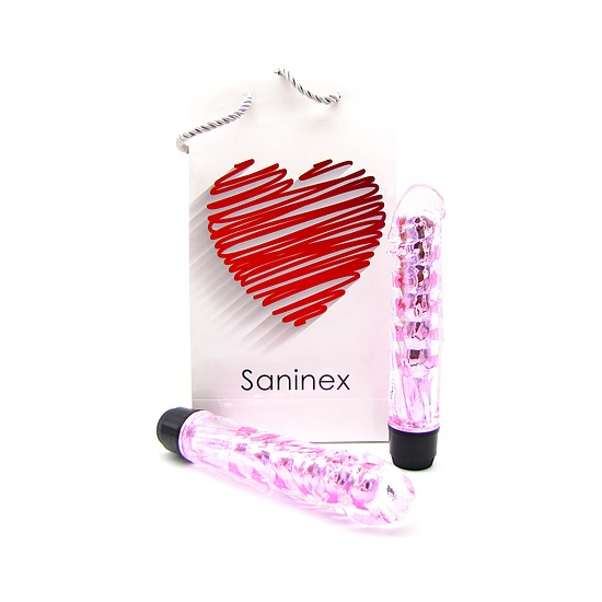 saninex vibrador fantastic reality metálico rosa