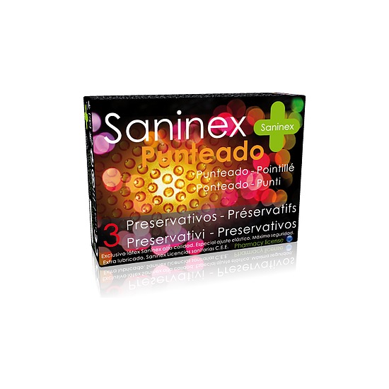 saninex preservativos punteado 3uds