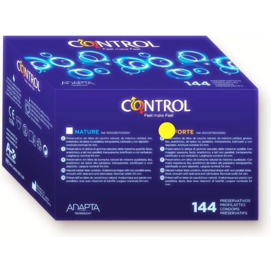 preservativos control forte caja profesional 144 uds