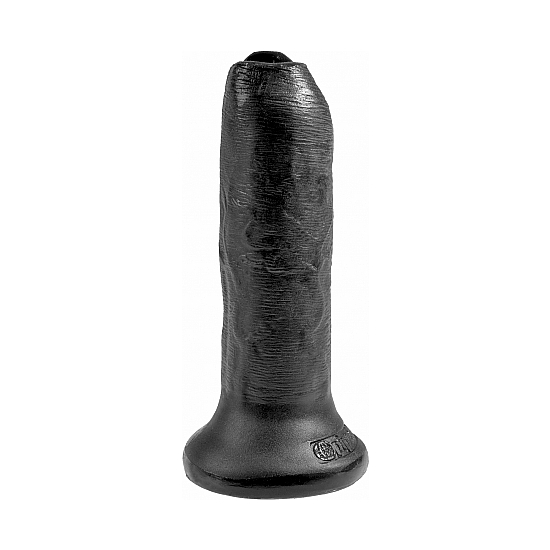 pene realista con prepucio movil uncut 16,5 cm negro