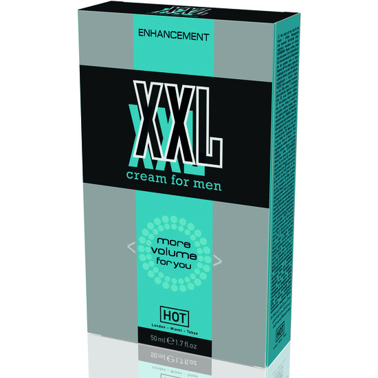 crema vigorizante para hombre 50ml hot xxl 