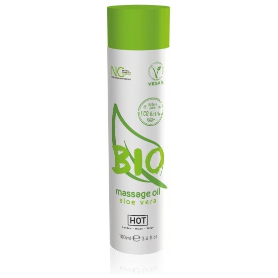 Aceite de masaje aloe vera 100 ml hot bio 