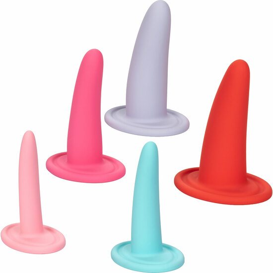 5 dilatadores vaginales o anales multicolor